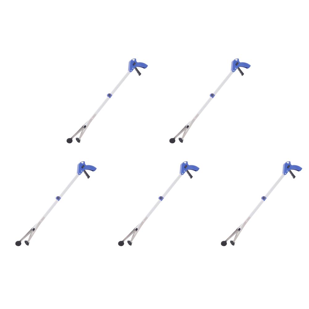 Aluminum Alloy Reacher Grabber Tool Strong Rubber Suction Cups for Indoor/Outdoor/Workplace/Home Waste Leaves Pick Folding Trash