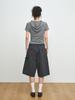 Peullijeupeulojegteu Grid Check Bermuda Pants, Black