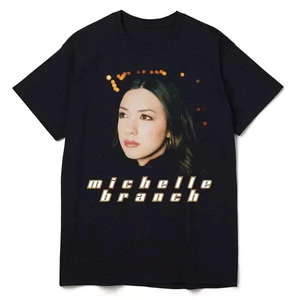 Vtg Michelle Branch Singer Heavy Cotton Black S-5XL Unisex Shirt S
