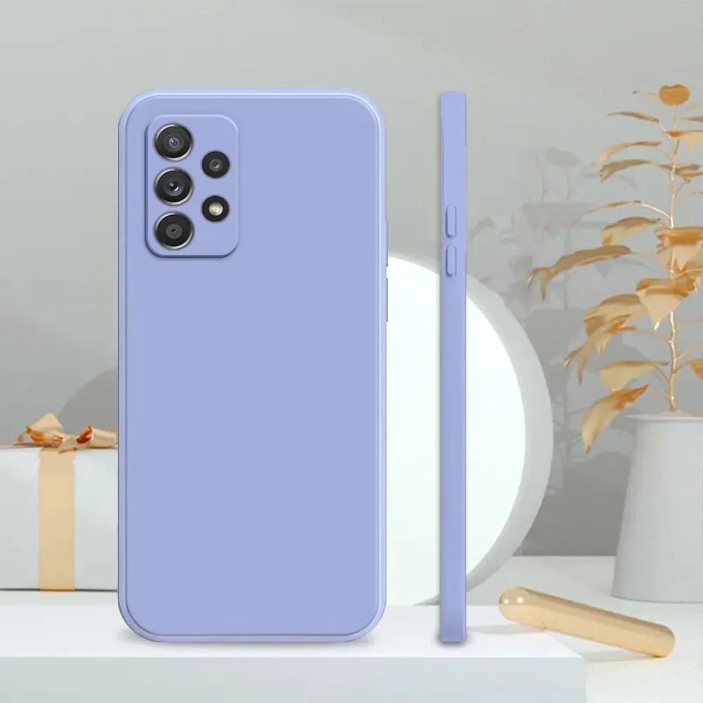 Чехол для Samsung A13 Для Samsung Galaxy A13 5G Чехол Матовый Мягкий Силикон Ударопрочный Чехол Galaxy A13 4G Квадратный Чехол для Телефона Fundas Samsung A13 5G