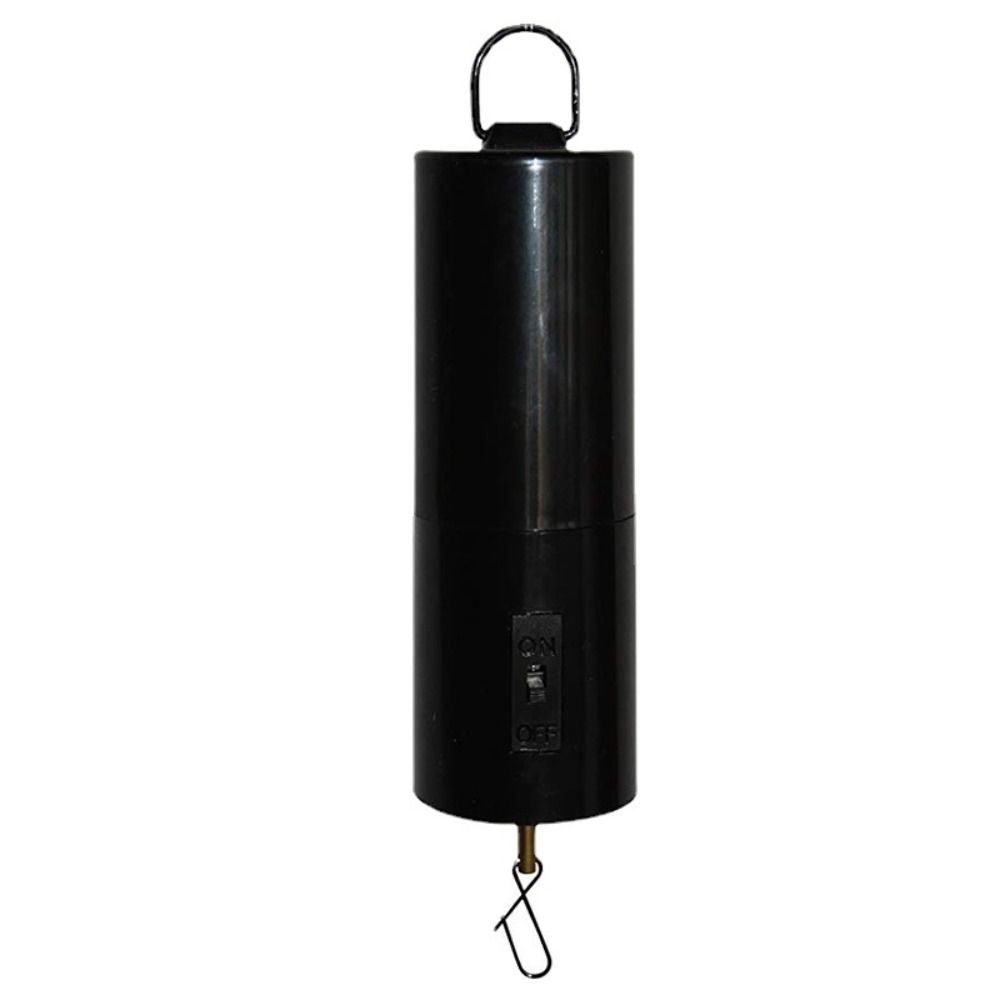 Outdoors Black Battery Powered Wind Spinner Hanging Garden Battery-driven Motor Durable Rotating Wind Chimes