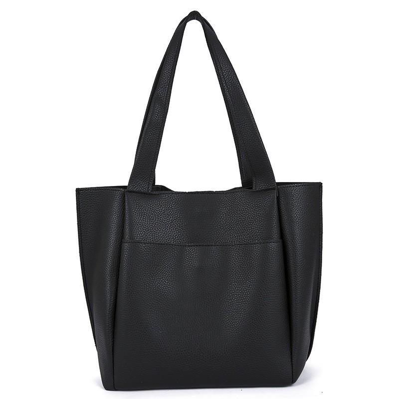

Retro Texture Underarm Bag Women 2026 New Fashionable Commuting Tote Niche Large-capacity Shoulder one size чорний