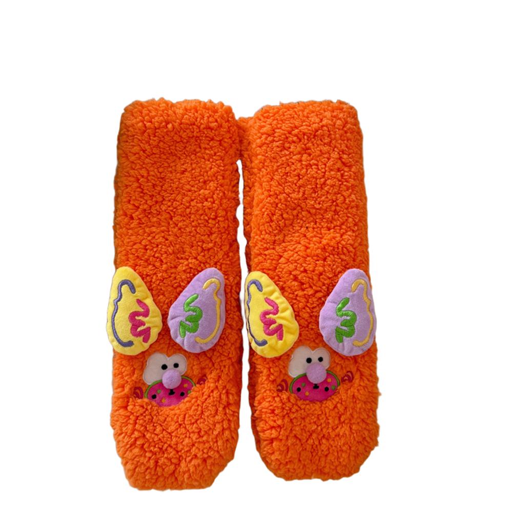 Adult Indoor Non- -Lined Slipper Socks, Warm Floor Socks for Home