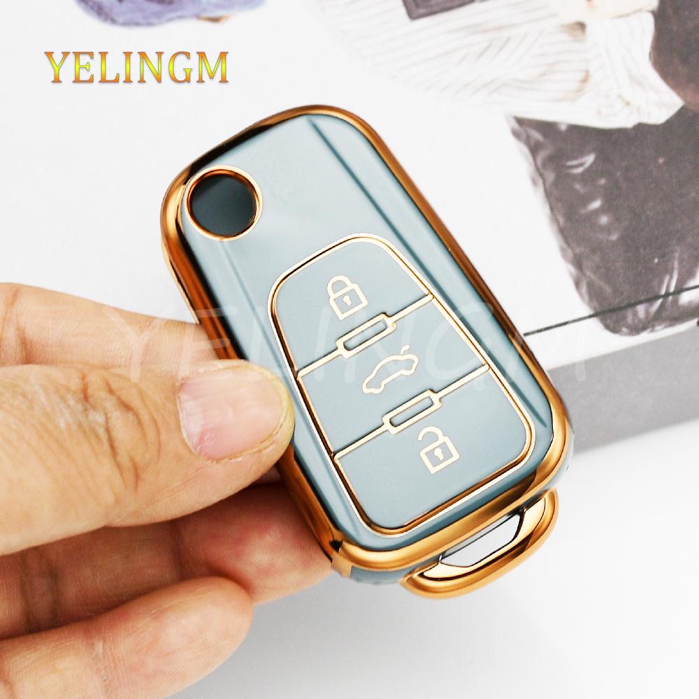 Shell Fob 3 Buttons Holder Car Key Case Cover For Roewe Rx5 Mg Mg3 Mg5 Mg6 Mg7 Zs Gt Gs 350 360 750 Tpu Protector Accessories