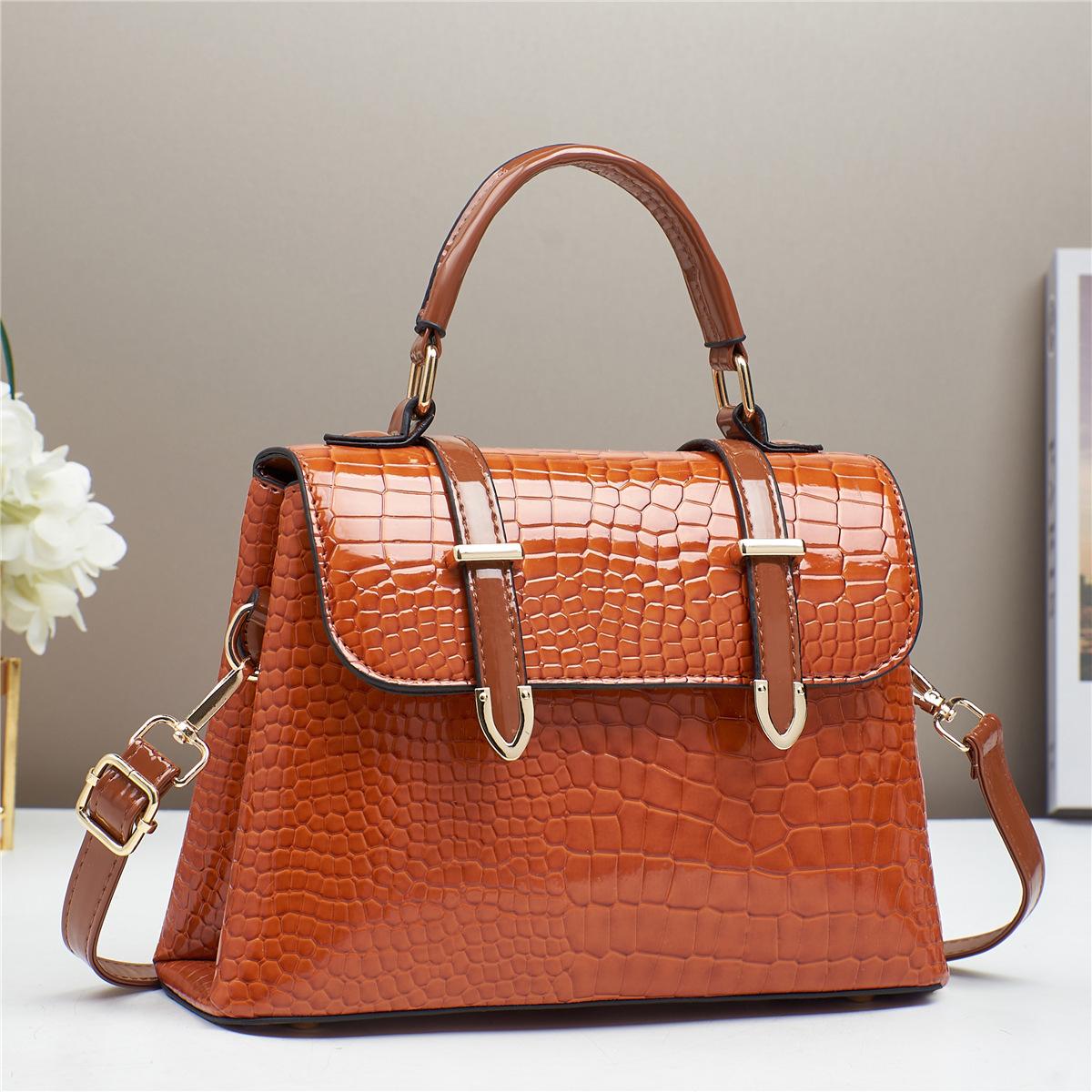 Women s New Square Bag Large Capacity Top Handle Tote Shoulder Bag Fashion Day Purse length 25 width 10 height 19 3229₽