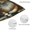 Van Gogh Couple Cat Square Pillow Case  Cushion Cover Fashion Polyester Decorative Throw Pillow Case Cover for Home 40*40cm