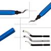 30pcs Deburring Tool Kit HSS Deburr Blades Set with a Swivel Handle Rotary Deburring Cutters for Metal Wood Plastic Fiberboard