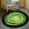 3D Visual Round Rug Living Room Floor Mat Decorative Anti-Slip Area Rug for Bedroom Dining Room Playroom Home Farmhouse Decor