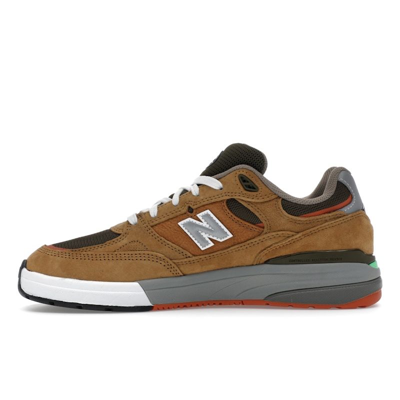 Andrew Reynolds X New Balance Numeric 933 Camel Dark Brown Unisex Sneakers Tan NM933MNO