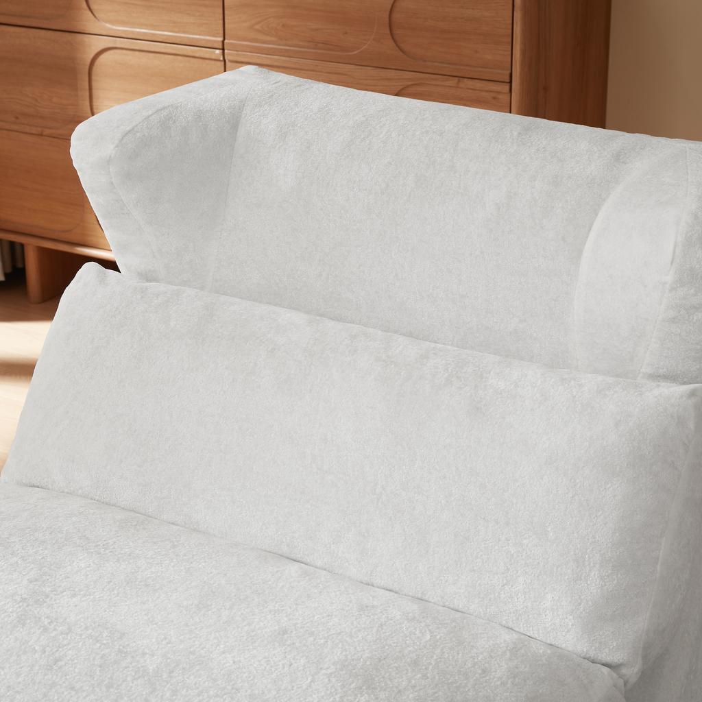 Boneless Sofa Combination Seat, Unique Shape, Suitable for Living Room and Bedroom, Can Be Converted from a Single Armchair to a Lounge Chair.