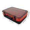 Clear Fishing Lures Storage Box with Adjusted Dividers Tackle Dividers Box