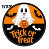 Halloween Themed Party Decor LED Glowing Hanging Decor, Acrylic Window Ornament with Light, Spooky High-quality Signage Sign for Door Wall Haunted