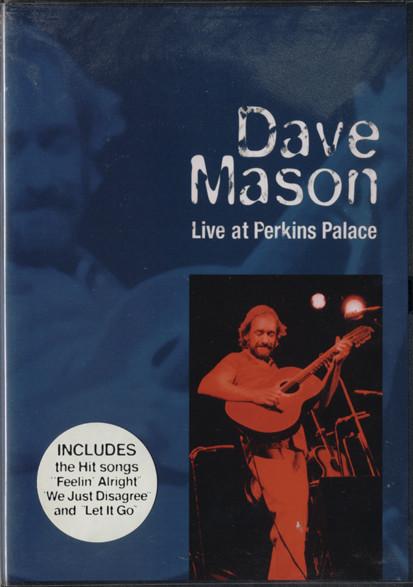 DVD DAVE MASON - Live At Perkins Palace PA11677 PIONEER ARTISTS 2002 US Music Video Used