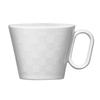 Wired Beans Lifelong Arita Ware Regular Checkered Pattern 240ml Perfect for Retirement Gifts and Commemorative Gifts Mug, Mug, (White Matte),