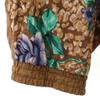 ABVIEN 90s Old Floral Nylon Jacket XL Brown Women Used