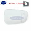 Car Wide Angle Heated Mirror Glass With Blind Spot Warning for BMW Series 3  G20 G21 / 5 G30 G31 / 6 G32 / 7 G11 G12 2015 -