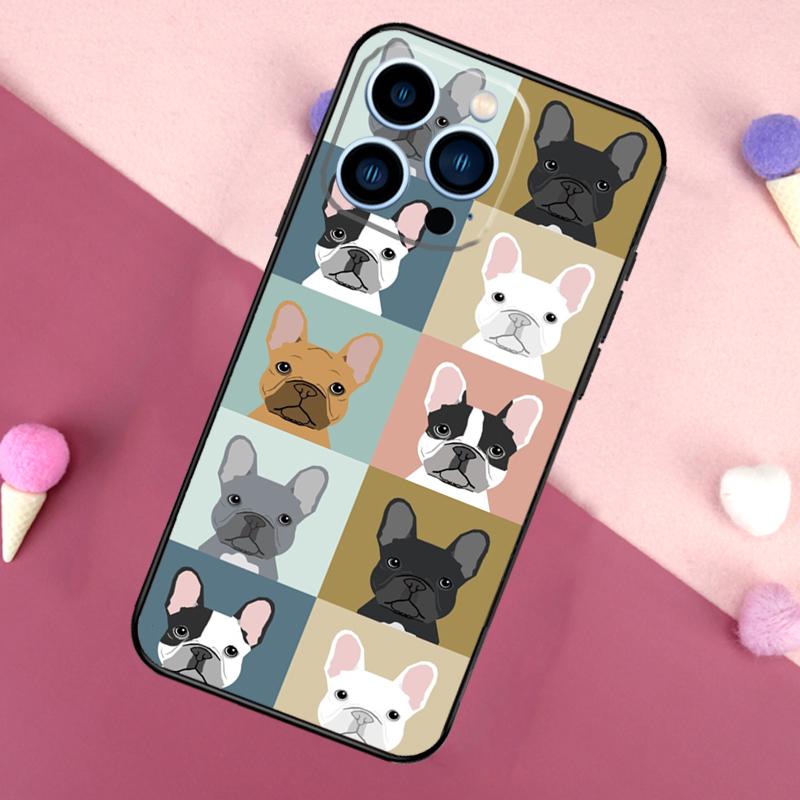 Funny Boston Terrier Dog Phone Case For iPhone 17 Pro Max 17 Air 16E 13 12 Mini 15 14 Plus 11 16 Pro Max Back Cover