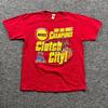 Vintage 1990s Houston Rockets Clutch City Champions T-Shirt Red Size XL Unisex T-Shirt