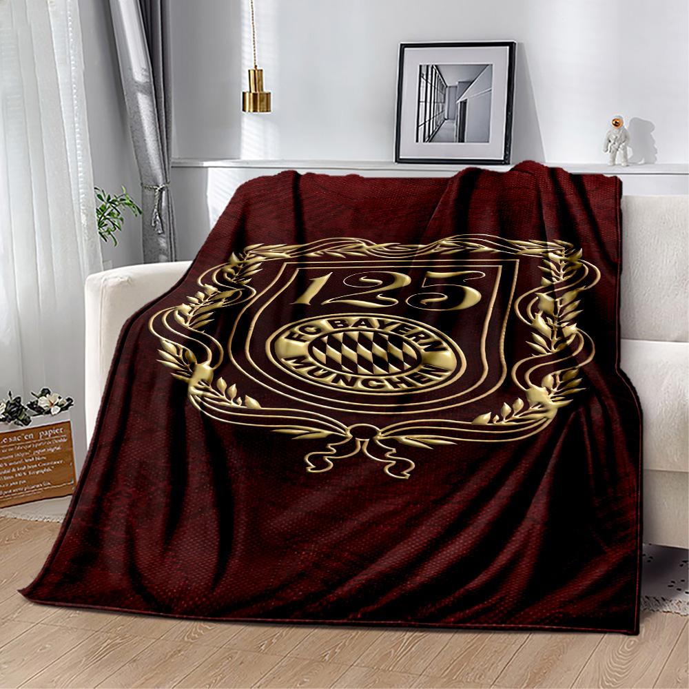 Bayern Munich Blanket Warmthful Decor Great for Office Chair Sofa Bedding All-Season Use Stylish Decor Ideal Gift For Birthday Valentine'S Day