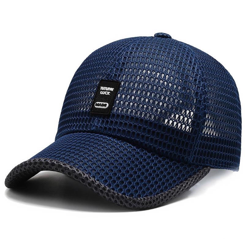 Summer Mesh Breathable Baseball Cap Men Outdoor Fishing Sun Hat Women Casual Sport Sunscreen Visor Caps