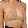 European & American Glam Metal Bikini Body Chain - Sexy Hollow Full Diamond Grid Design