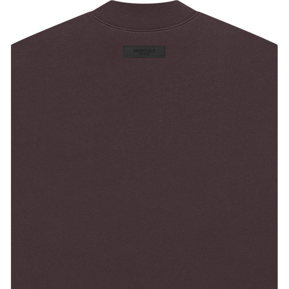 Fear of God Essentials SS23 Relaxed Crewneck With Plum Logo Print Men Sweatshirt FOG-SS23-024