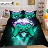 Fashion Bedding Set 2/3pcs 20 Patterns 3D Digital Gamer Printing Duvet Cover Sets 1 Quilt Cover + 1/2 Pillowcases US/EU/AU Size