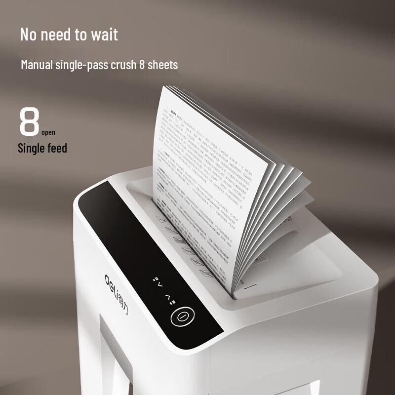 Deli P-5 Commercial Paper Shredder CN plug (adapter included)