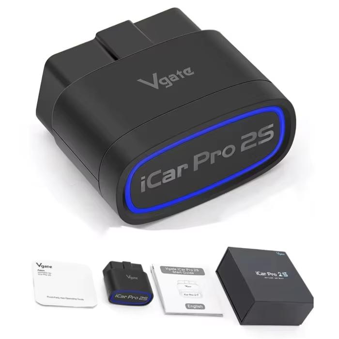 

2026 НОВИЙ Vgate iCar Pro 2S ELM327 Bluetooth 5.3 V2.3 Автомобільний OBD Сканер Оновлений Діагностичний Інструмент для Електромобілів BimmerCode для IOS Android iCar Pro 2S
