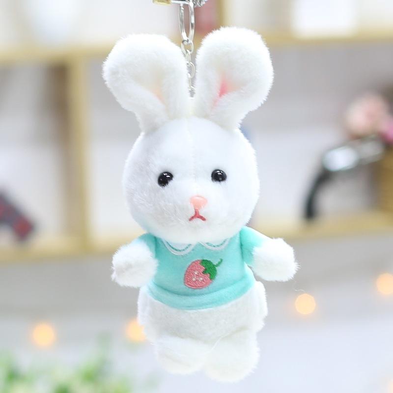 4-inch Plush Toy Doll Creative Pendant Claw Machine Keychain Doll Cute Little Rabbit Rag Doll