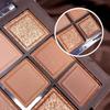 9 Colors Chocolate Eye Shadow Palette Pearly Matte Earth Color Eyeshadow Pallete Shiny Sequins Eye Pigments Lasting Makeup