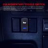 DaierTek 12V Horn Button Momentary Rocker Switch Blue LED 12 Volt Ranger Auto Train ATV UTV RZR Boat Marine Toggle Switch Waterproof
