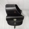 Generic ADEEFA New Leather Western Black Saddle Bag for Horse.