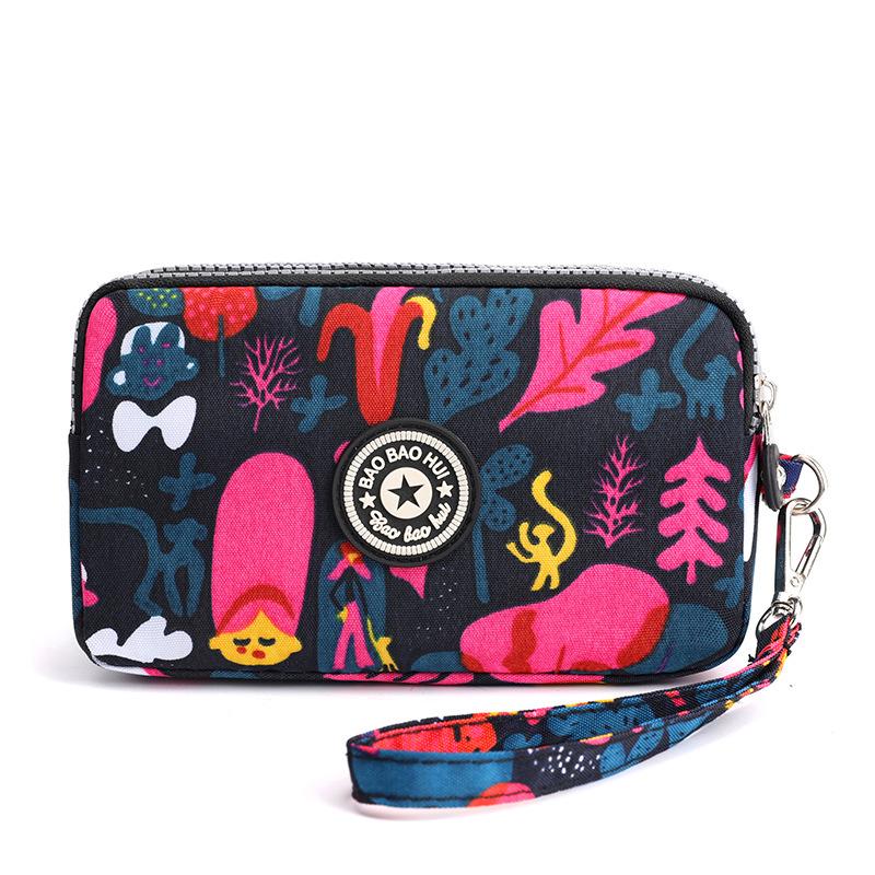 2024 Women's Mini Canvas Wristlet Bag & Coin Purse