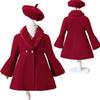 Kinder Mädchen Wintermantel Jacke Plüschkragen Baby Mädchen Oberbekleidung Outdoor Kinderkleidung Außenbekleidung
