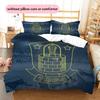 Brondby IF Pattern Bedding Home Decoration Birthday & Festival Gift (1 * duvet cover + 2 * pillowcase, without core)