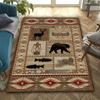 American Country Vintage Style Art Carpet Living Room Bedroom Sofa Large Area Decorative Mat Kids Play Soft Non-slip Rugs Gift