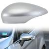 Left Passenger Side Silver Wing Mirror Cover for Ford Fiesta MK7 Vehicles