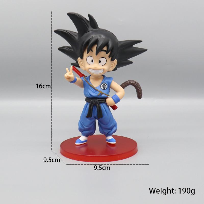 Anime Dragon Ball Children Sun Wukong Anime Action Figure Model Gifts Collectible Figurines for Kids 16cm