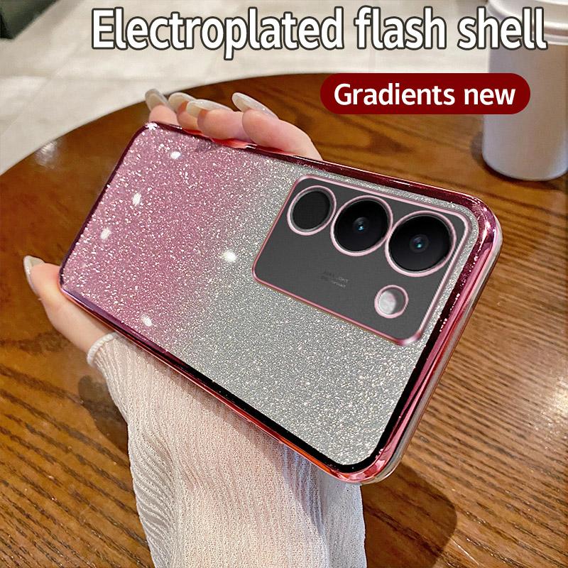 

Чехол для телефона Vivo V29 V27 V25 Pro V23 Pro Y73S T1X Fashion Stamp Landscape Защита камеры Мягкий чехол из ТПУ Vivo V25Pro