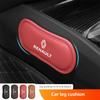 Leather Car Pillow Cushion Elastic Knee Pad Leg Pad Armrest Pad Accessories For Renault Clio Megane Captur Master Logan Kangoo T444