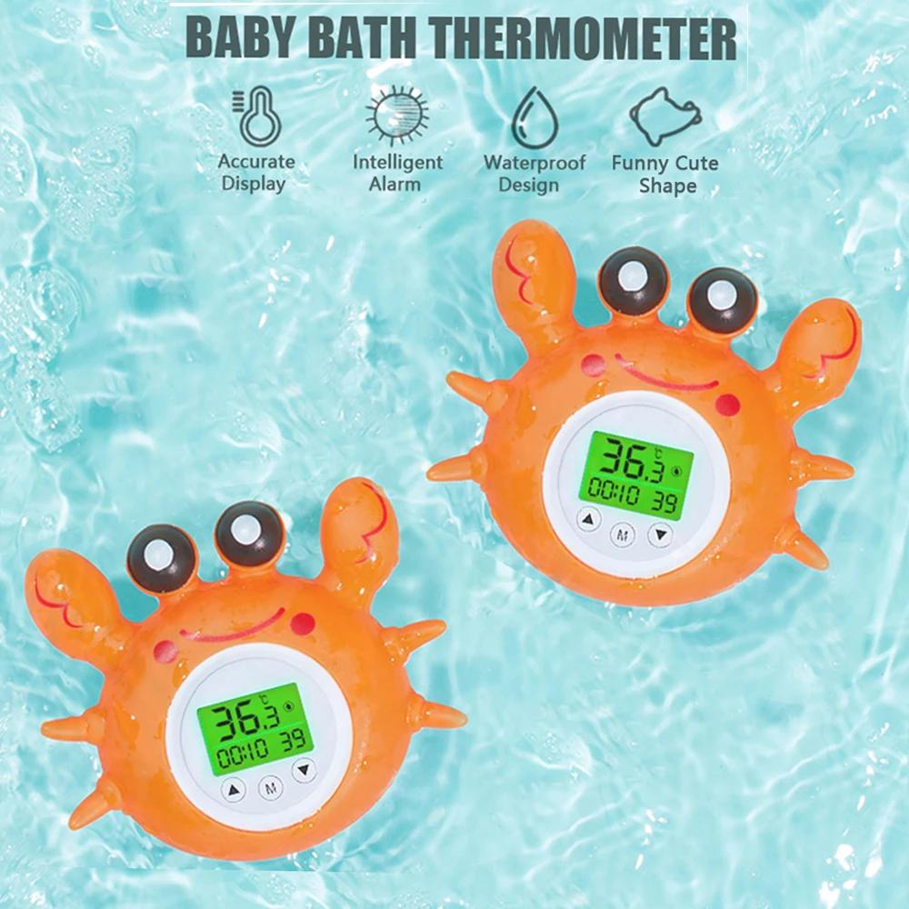 Baby Badethermometer Raumthermometer Digitalanzeige Wasserthermometer Schwimmend Baden Wasserdicht Spielzeug Dusche Geschenk für Neugeborene