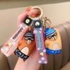 Soft Adorable Rubber Keychain Cute Cartoon Animal Key Ring For Cars Bags And