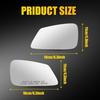 Left Right Power Heated Mirror Glass For BMW 320i 328d 328i 428i 440i 435i EOA