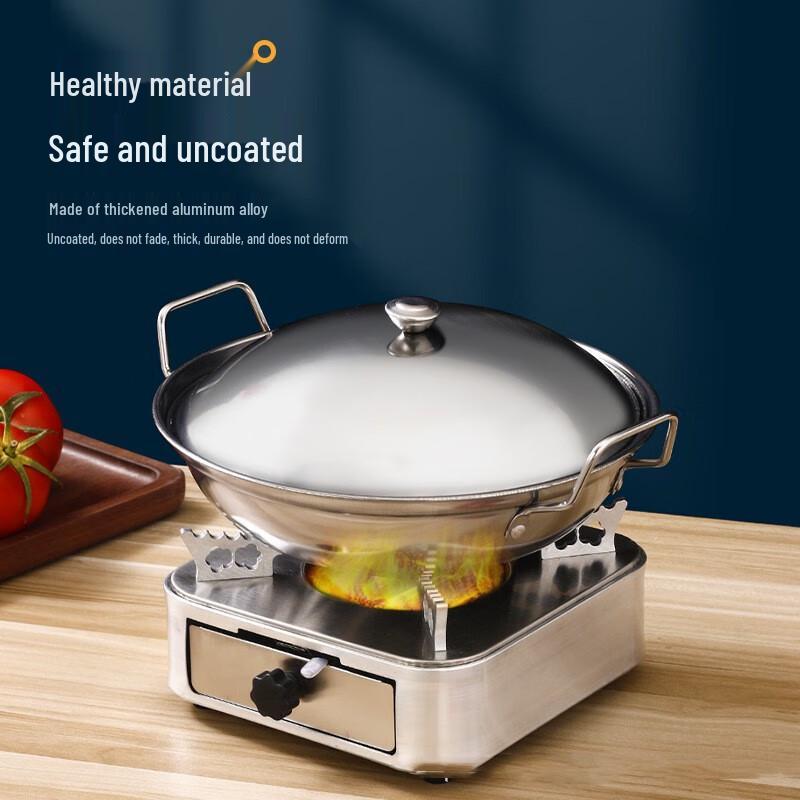 GOWKE Commercial Square Dry Pot Alcohol Stove