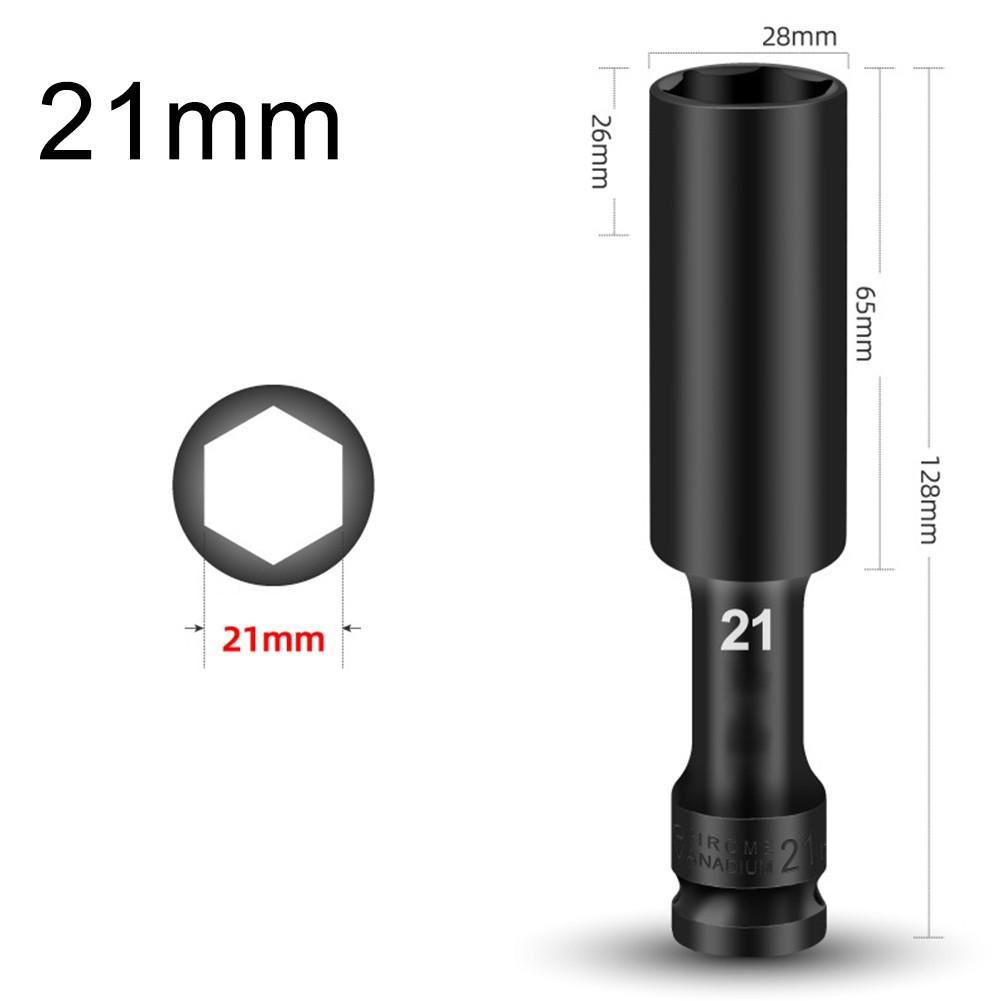 1/2 násuvný rázový utahovák se šestihrannou nástrčkovou hlavou 8-24mm adaptér konvertor klíče