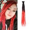 100% Handmade Dreadlocks Extensions Fashion Reggae Hair 20Inch Soft Crochet Dreadlock Braids Hair Ombre Color 5Pcs/Lot