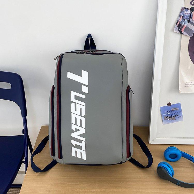 Schoolbag Men's 1011 New Trendy Brand Lightweight Versatile Large Capacity Sports Fitness Multi-Pocket Street Backpack Travel Backpack