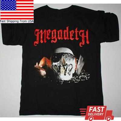 Megadeth Killing Is My Business'85 Black T-Shirt Unisex Cotton Tee S-5XL TA7865 Unisex T-Shirt