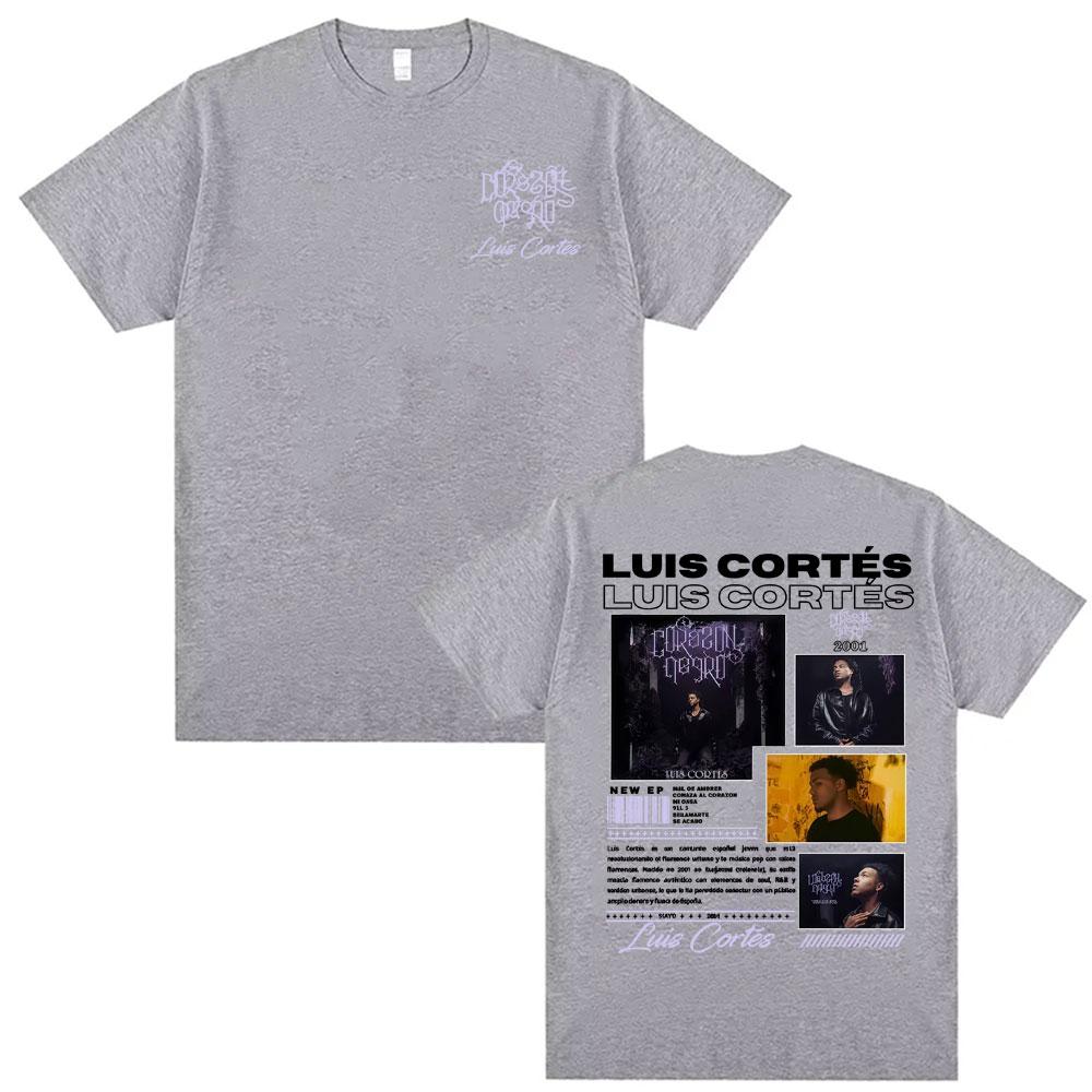 Rapper Luis Cortes Album 2026 Merch T Shirts Unisexs Clothing Harajuku Hip Hop Punk Tshirts Male High Quality 100 Cotton Tshirt